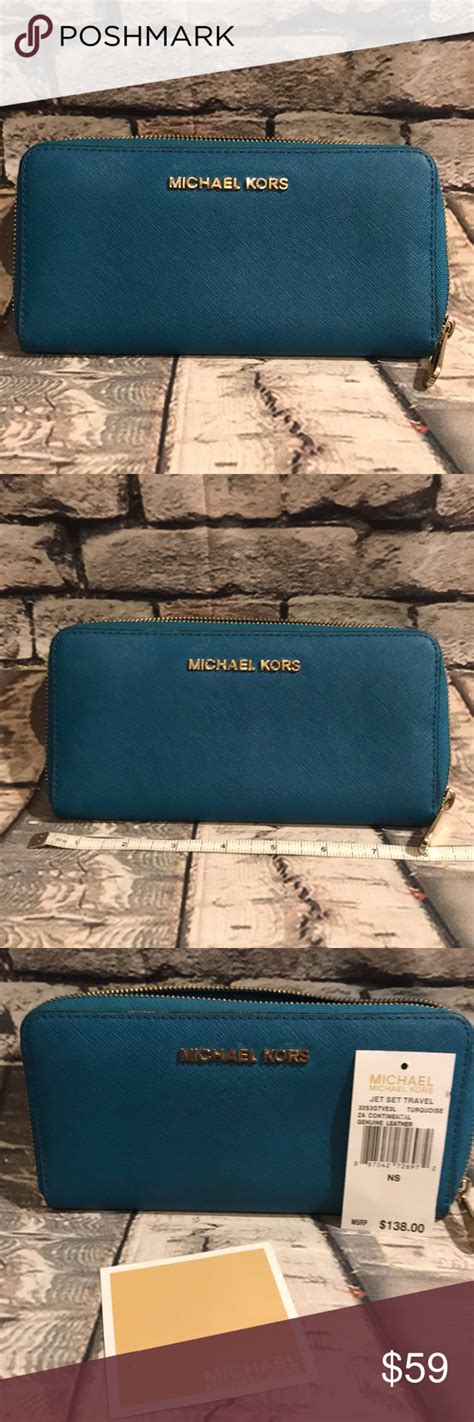 michael kors turquoise scent|Michael Kors turquoise wallet.